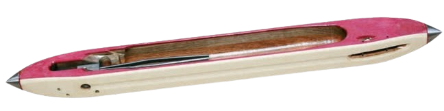 HB Shuttle Industries manufactures precision-crafted silk shuttles featuring four-sided fiber construction. Designed for compatible silk weaving looms, these shuttles combine quality workmanship, durable construction, and a smooth finish to support reliable weaving performance.